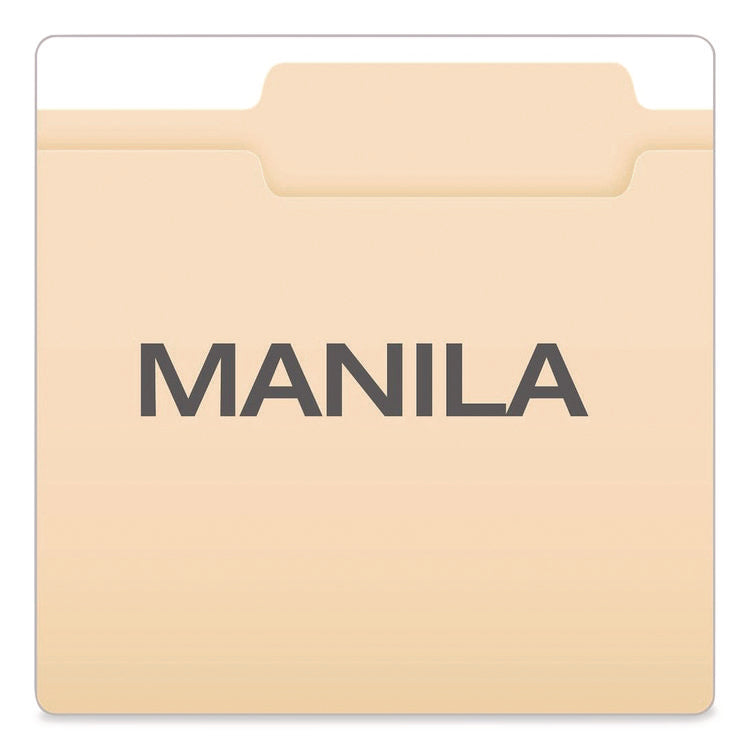 Manila Fastener Folders, 2/5-Cut Tabs, 0.75" Expansion, 2 Fasteners, Letter Size, Manila Exterior, 50/Box