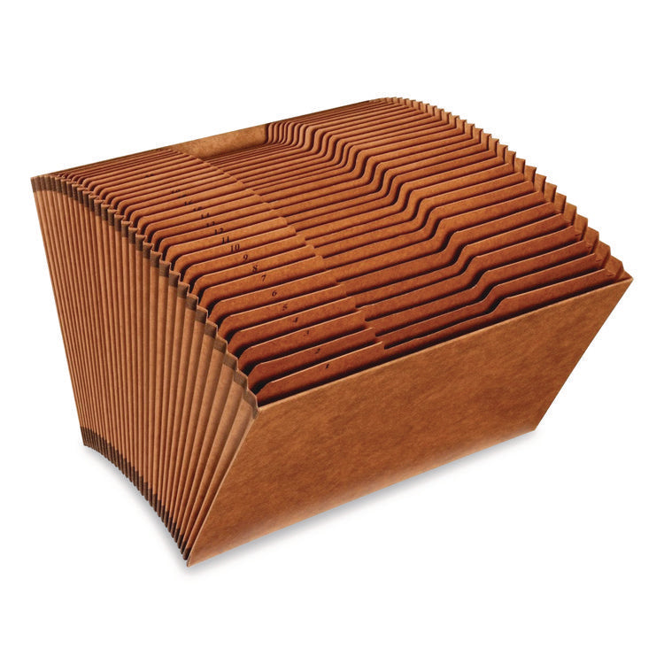 Heavy-Duty Expanding File, 31 Sections, 1/3-Cut Tabs, Legal Size, Redrope