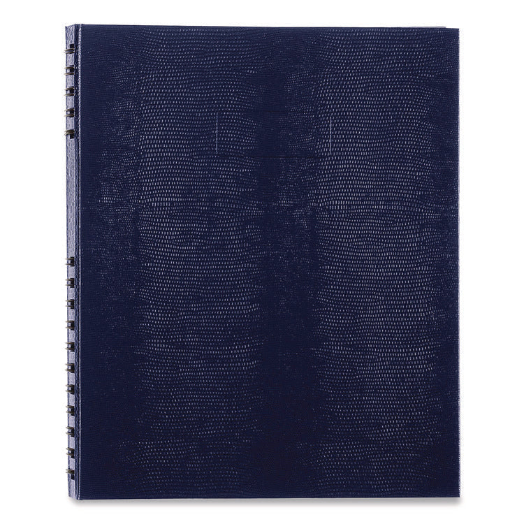 NotePro Notebook, 1-Subject, Wide/Legal Rule, Indigo Blue Cover, (100) 10.75 x 8.5 Sheets