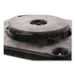 Brute Container Square Dolly, 300 lb Capacity, 17.25 x 6.25, Black