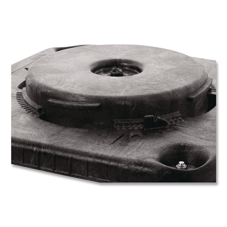 Brute Container Square Dolly, 300 lb Capacity, 17.25 x 6.25, Black