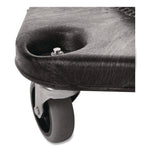 Brute Container Square Dolly, 300 lb Capacity, 17.25 x 6.25, Black