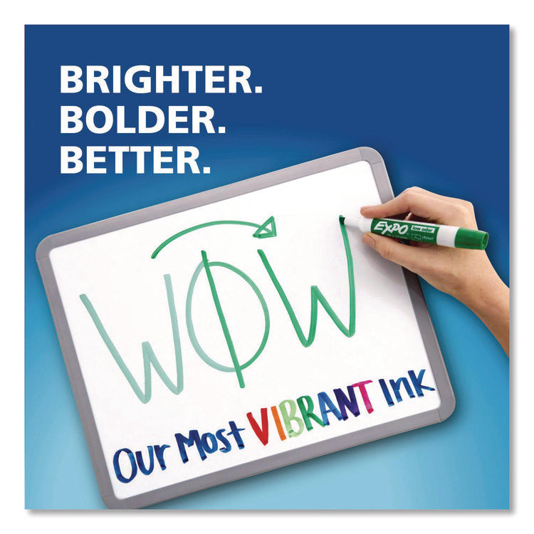 Dry Erase Marker, Broad Chisel Tip, Assorted Colors, 8/pack