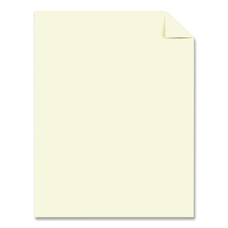 Exact Vellum Bristol Cover Stock, 67 lb Bristol Weight, 8.5 x 11, Yellow, 100/Pack
