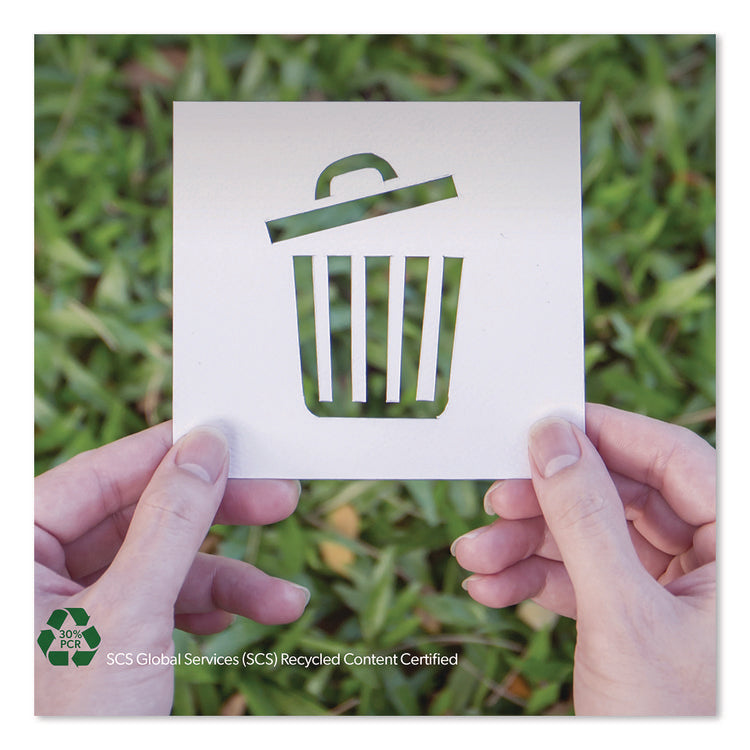 Linear Low-Density Can Liners for Recyclable Waste, 45 gal, 1.3 mil, 40" x 46", Blue, Flat Pack, 100/Carton