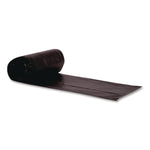 Linear Low-Density Can Liners, 55 gal, 2 mil, 36" x 58", Black, Flat Pack, 100/Carton