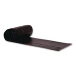 Linear Low-Density Can Liners, 30 gal, 1.25 mil, 30" x 36", Black, Flat Pack, 200/Carton