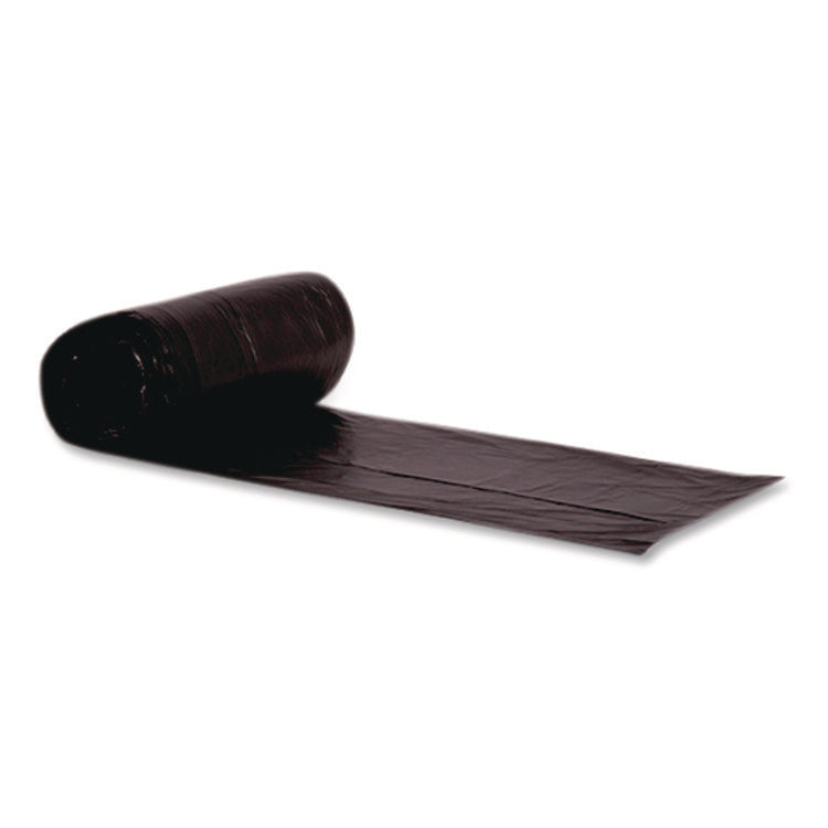 Linear Low-Density Can Liners, 60 gal, 1.2 mil, 44" x 56", Black, 100/Carton