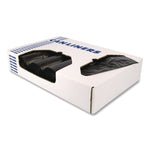 Linear Low-Density Can Liners, 60 gal, 1.2 mil, 44" x 56", Black, 100/Carton