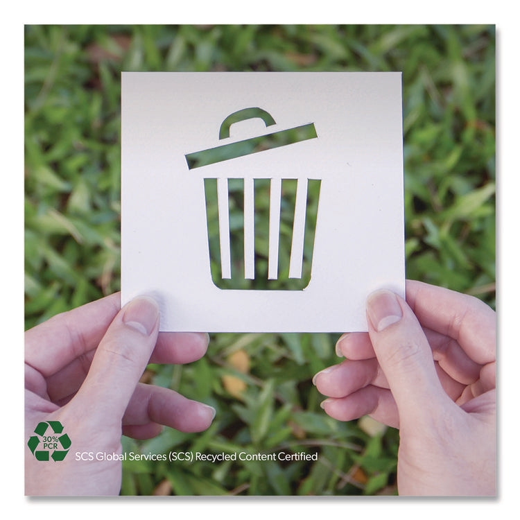 Biotuf Compostable Can Liners, 48 gal, 0.8 mil, 42" x 48", Green, 25 Bags/Roll, 5 Rolls/Carton