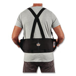 ProFlex 1650 Economy Elastic Back Support Brace, Medium, 30" to 34" Waist, Black