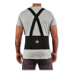 ProFlex 1650 Economy Elastic Back Support Brace, Large, 34" to 38" Waist, Black