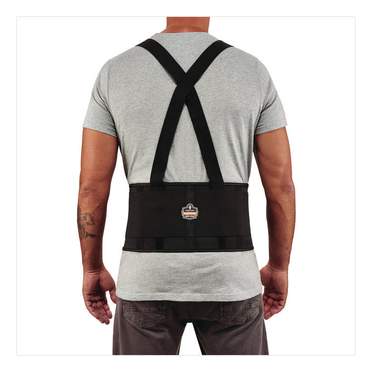 ProFlex 1650 Economy Elastic Back Support Brace, 2X-Large, 42" to 46" Waist, Black