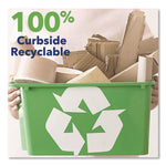 Curby Mailer Self-Sealing Recyclable Mailer, Paper Padding, Self-Adhesive, #2, 11.38 x 9.5, 30/Carton