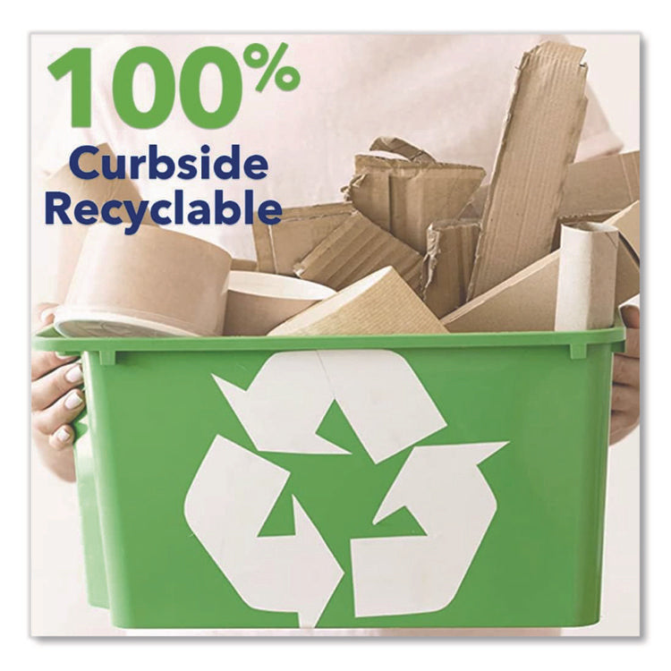 Curby Mailer Self-Sealing Recyclable Mailer, Paper Padding, Self-Adhesive, #6, 13.38 x 18.5, 30/Carton