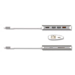 USB-C Multiport Adapter, Gray/White