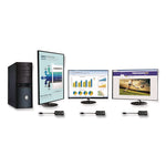 USB to HDMI/DVI Adapter, 7.87", Black