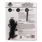 Dual Temp Hot Glue Gun, Orange/Black