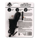 Dual Temp Mini Hot Glue Gun, Orange/Black