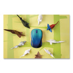 Design Collection Limited Edition Wireless Mouse. 2.4 GHz, 33 ft, Left/Right Hand Use, Blue Aurora