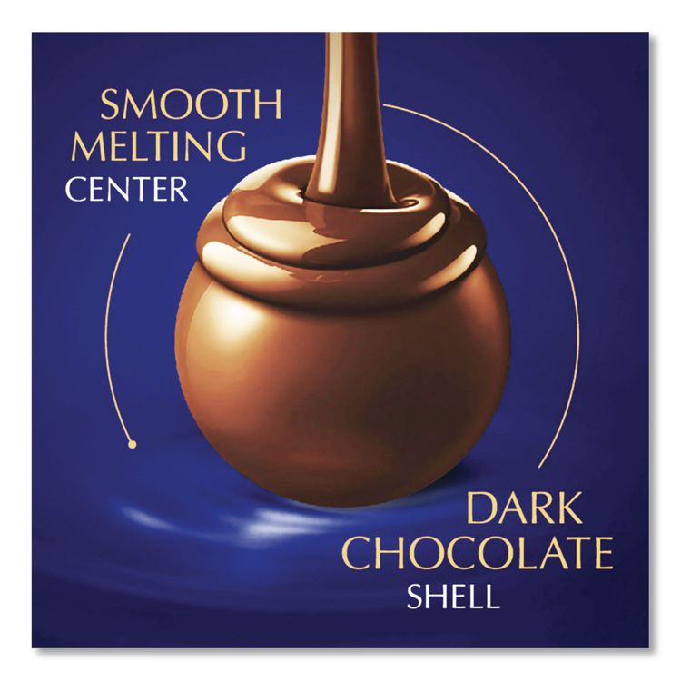 Lindor Dark Chocolate Truffles, 25.4 Oz Box, 60/box