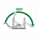 European Premium A4 Lever-Arch Two-Ring Binder, 2" Capacity, 11.7 X 8.27, Black Marble