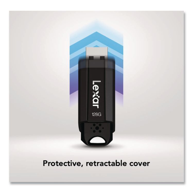 S803.1 USB Flash Drive, 128 GB, Black