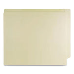 Full Pocket End Tab Fastener Folders, 0.75" Expansion, 2 Fasteners, Letter Size, Manila Exterior, 50/Box