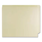 Economy End Tab File Folder, Straight Tabs, Letter Size, 0.75" Expansion, Manila, 100/Box