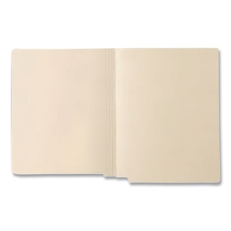 Economy End Tab File Folder, Straight Tabs, Letter Size, 0.75" Expansion, Manila, 100/Box