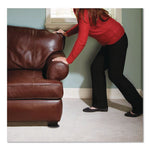 Mighty Movers Self-Stick Furniture Sliders, Round, 2.25" Diameter, Beige, 4/pack