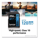 High-Performance PRO BLUE Series SDXC Memory Card, UHS-I V30 U1 Class 10, 256 GB