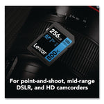 High-Performance PRO BLUE Series SDXC Memory Card, UHS-I V30 U1 Class 10, 256 GB