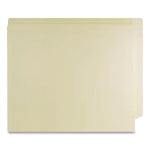Economy End Tab File Folder, Straight Tabs, Letter Size, 0.75" Expansion, Manila, 50/Box