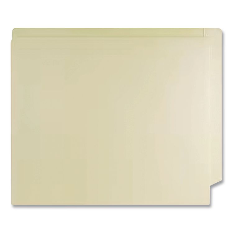 Economy End Tab File Folder, Straight Tabs, Letter Size, 0.75" Expansion, 100/Box