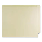 Economy End Tab File Folder, Straight Tabs, Letter Size, 0.75" Expansion, Manila, 500/Box