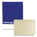 Economy End Tab File Folder, Straight Tabs, Letter Size, 0.75" Expansion, Manila, 500/Box