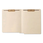 End Tab Fastener Folders, 0.75" Expansion, 2 Fasteners, Letter Size, Manila Exterior, 250/Box