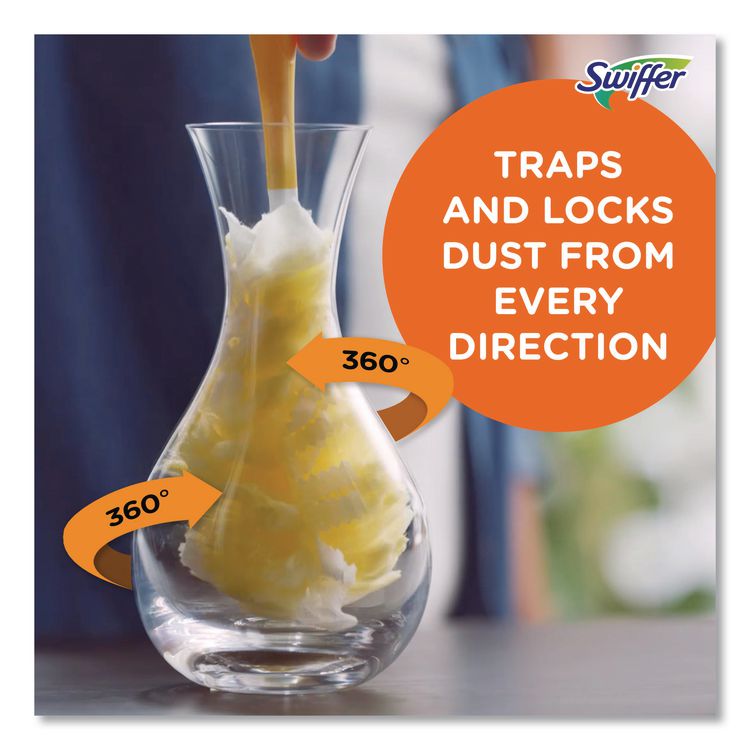 Heavy Duty Dusters With Extendable Handle, 14" To 3 Ft Handle, 1 Handle And 3 Dusters/kit