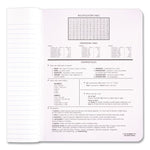 Square Deal Composition Book, Medium/College Rule, Black Cover, (100) 9.75 x 7.5 Sheets