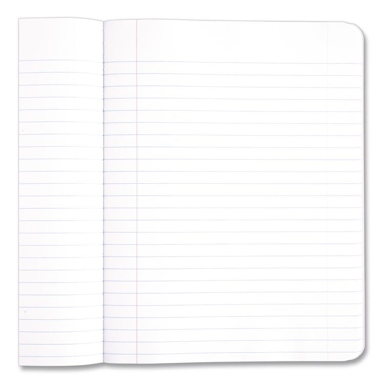 Composition Book, Wide/Legal Rule, Black Cover, (100) 9.75 x 7.5 Sheets