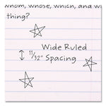 Composition Book, Wide/Legal Rule, Black Cover, (100) 9.75 x 7.5 Sheets