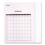 Composition Book, Wide/Legal Rule, Black Cover, (100) 9.75 x 7.5 Sheets