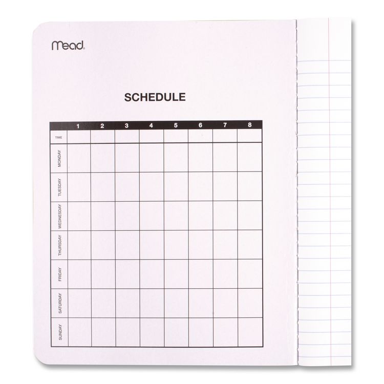 Composition Book, Wide/Legal Rule, Black Cover, (100) 9.75 x 7.5 Sheets