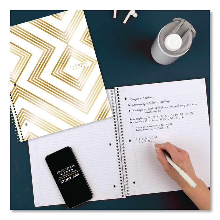 Style Wirebound Notebook, 1-Subject, Medium/College Rule, Randomly Assorted Cover Color, (80) 11 x 8.5 Sheets