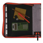 Zipper Binder and Expansion Panel, 3 Rings, 2" Capacity, 11 x 8.5, Assorted