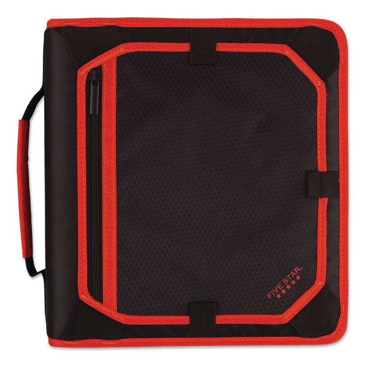 Zipper Binder and Expansion Panel, 3 Rings, 2" Capacity, 11 x 8.5, Assorted