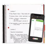 Advance Wirebound Notebook, 5-Subject, Medium/College Rule, Randomly Assorted Cover Color, (200) 11 x 8.5 Sheets