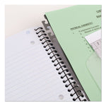 Advance Wirebound Notebook, 5-Subject, Medium/College Rule, Randomly Assorted Cover Color, (200) 11 x 8.5 Sheets