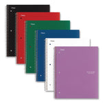 Wirebound Notebook, 1-Subject, Medium/College Rule, Randomly Assorted Cover Color, (100) 11 x 8.5 Sheets